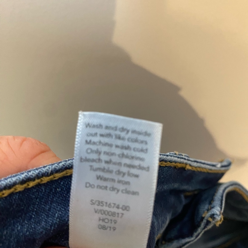 Athleta Skinny Dark Blue Jeans Size 6 - Picture 12 of 13